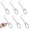 XIATIAN 6Pcs Shopping Trolley Removable Chip Keychain, Stainless Steel Shopping Trolley Token, Shopping Trolley Release Key, Trolley Release Key, for Shopping Cart with Drawer and UK Supermarket Cart