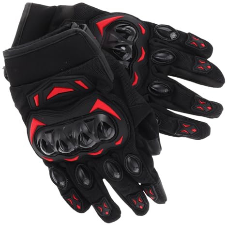 OUNONA 1 Paar Handschuhe Für Fahrradhandschuhe Für Damen Grip-Handschuhe Für Das Training Trainingshandschuhe Damen Handschuhe Zum Training Handball-Handschuhe Rot Samt