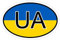 Kiwistar - Autoaufkleber - 15x10 cm - außen klebendKiwistar Autoaufkleber - Ukraine UA Auto, Laptop, Fahrrad, LKW, Motorrad Mehrfarbig Autoaufkleber Aufkleber KFZ Flagge Fahne