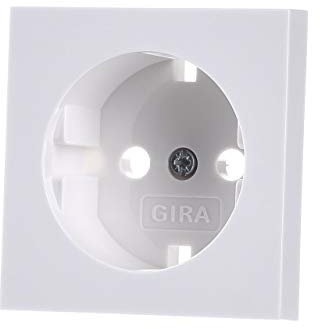Gira 092003 Abdeckung reinweiss f. Steckdose 018803 System55