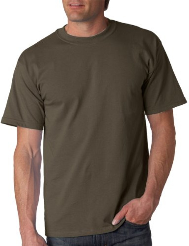 Gildan Mens Ultra Cotton Short Sleeve T Shirt (M) (Olive)