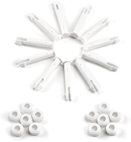 KATELUO 12 Stücke Frame Pool Joint Pins/Sealer, Gelenk Pins Pool, Ersatzteile für Intex Frame Pool, Geeignet für die Meisten Rahmenschwimmbäder-Rechteckiges/Runder Schwimmbad (6cm/2,36zoll)