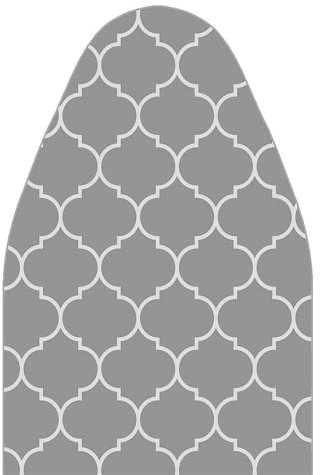 SOFTILLO Cotton Ironing Board Cover with Padding, Marocco, Stylish Covering with 3mm Foam, Thermal Layer Protection, Adjustable Drawstring