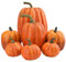 SUPYINI Kürbis Herbst Deko Dekoration Draußen, 7 Stück Mini Kürbisse Zierkürbisse,Simulation Schaum Kürbisse Herbsternte Sortierte Herbstdeko Herbstdekorationen Halloween