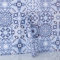 Hode Klebefolie Küche Fliesenoptik Blau 30x300cm, Fliesenfolie Bad Wasserdichte, Fliesenaufkleber Muster, Fliesen Folie für Möbel Wand Schrank Schublade
