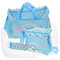 IWOWHERO Multifunktions Wickeltasche für Mütter Große Kapazität Strapazierfähiges Oxford Gewebe Wickelunterlage Babyflasche und Kleiner Tasche für Unterwegs Ca 40X16X28Cm