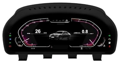TILIEINE Cadre Radio Tableau de Bord numérique de Voiture 12,3 Pouces pour BMW F30 F31F32 F34 F35 GT Cockpit LCD Compteur de Vitesse Tableau de Bord virtuel Structures pour Tableaux de Bord(NBT)