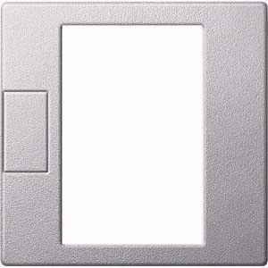 Merten MEG5775-0460 Zentralpl. f. Univers. Temperaturregl.-Eins. m. Touch-Display, aluminium, Sys. M