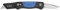 Westcott E-84033 00 Multitool Cutter Universalmesser, 6 cm Tantoklinge, Aluminium Griff, Blau/Schwarz, 18, 5 cm