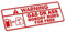 Decus Warning Gas OR Ass L 2541 (rot) // Sticker OEM JDM Style Aufkleber