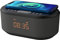 i-box Alarm Clocks Bedside, Alarm Clock with Wireless Charging, Bluetooth Speaker, Radio Alarm Clock, Fast Qi Wireless Charger, Mains Powered, FM Radio, USB Charging Port, Dimmable, Non Ticking