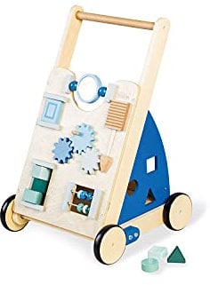 PINOLINO 265401 Activity-Lauflernwagen 'Titus', blau, Transparent