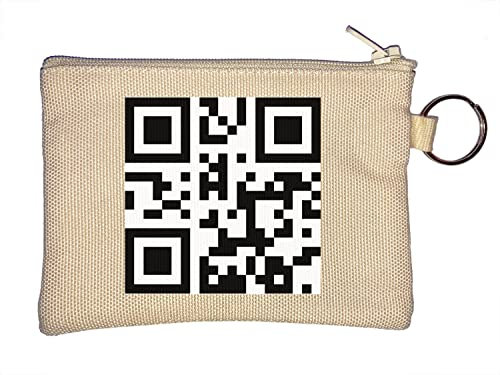 FCK Off QR Dictionary Code Porte-Monnaie Porte-clés Beige One Size