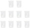 10 Piezas Vaso de Precipitados, Vaso de Precipitados de 50 ml, Vaso de Precipitados de Vidrio Científico, Vaso de Precipitados Cilíndrico Adecuado para Experimentos de Enseñanza, para Laboratorio