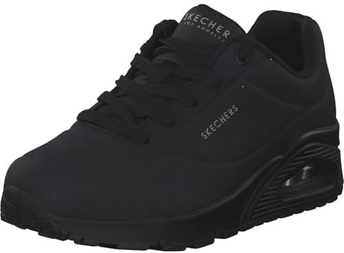 Skechers Damen Uno Stand On Air Turnschuhe, Turquoise Durabuck/ Mesh, 39.5 EU