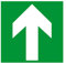 E060 - Pfeil nach oben - Schild & Evakuierung & Sicherheit - Größe wählbar