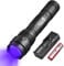 UltraFire Torcia UV 365 nm LED luce nera, 10 W modalità singola, potente luce UV per macchie di urina secca di animali domestici, indurimento di resine, caccia allo scorpione, rilevazione di