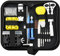 Flearitzo Kit Riparazione Orologiaio 148 pezzi con Sostituzione Batteria attrezzi per Togli Maglie Orologi apertura cassa e regolazione cinturino custodia nera per riparazioni professionali