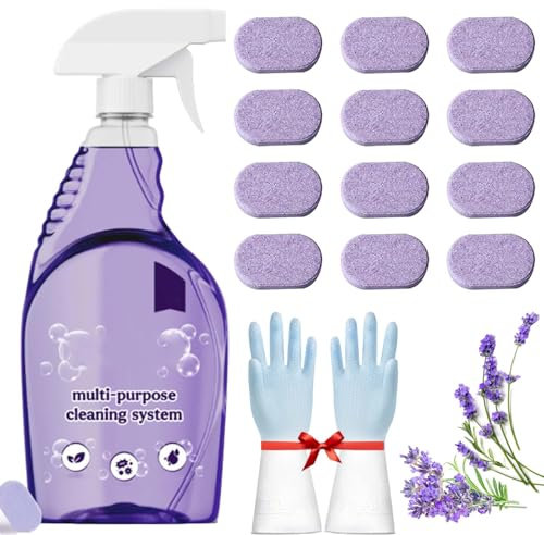 Dr Clean Spray For Ovens Uk, With Concentrated Cleaning Tablets, Multi-Surface Cleaner For Home, Instant Stain Removal, For Kitchen, Bathroom & Home (12)
