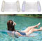 Lot de 2 hamacs gonflables, pliables et gonflables, hamac, chaise longue, piscine, salon