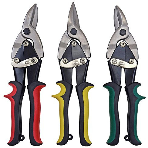 Craftsman - Tijeras de hojalatero Evolv, 3 unidadesJuego de tijeras de hojalatero.