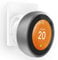 HOLACA Socket Holder for Nest Learning Thermostat 3rd Generation With Power Cable, Wall Mount Stand Compatible With 3rd Nest Learning