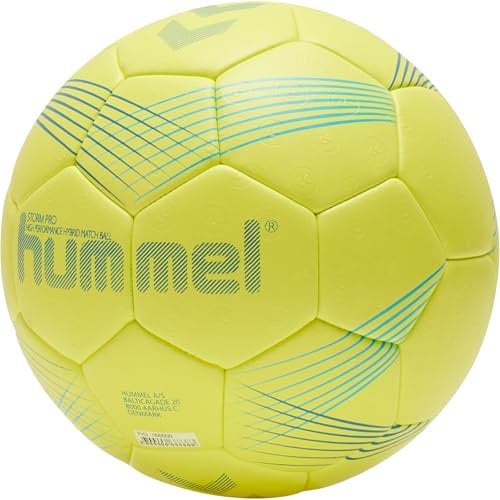 hummel 212547 Unisex-Adult Storm PRO HB Handball, Yellow/Blue, 2