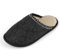 TIESTRA Filzpantoffeln Herren Damen mit Filzsohle Warme Hausschuhe Filzen Winter Plüsch Pantoffeln Lammfell Winterhausschuhe Unisex House Slippers Schaffell und Filz gefüttert EU 36/37