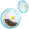 Norhogo Hamsterrad, Hamstertrainingsrad, 12cm Zoll Acryl-Kunststoff Super Silent Laufrad für syrische Zwerghamster, Gerbils, Mäuse oder andere kleine Haustiere, blau
