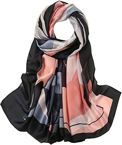 MAIRY Schal Damen Haare Tuch mit Geblümter - Schals Buntes Halstuch für Damen M180002