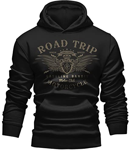Gasoline Bandit Biker Racer Kapuzen-Hoodie - Big Spark Big Bang