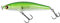 Angeln sinkender Stickbait Bleistift Wobble Walk The Dog WTD Seebarsch Forelle Langguss magnetisch 60er Jahre Blues Code (08)