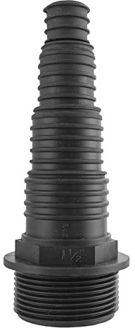 Multi Size Hose Tail CONNECTORS for Corrugated Pond Pipe (Range of Sizes) Sent from UK! (1.5 BSPM(47.6mm Across Thread)-20/25/32/40mm)