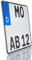 Motorrad Kennzeichen | 180 x 200 mm | Amtliches Motorrad Nummernschild mit individueller Prägung | Made in Germany von Sparschild
