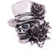 ABOOFAN Épinglette Goupille Broche D'halloween Broche Tête De Mort Broche Gothique Punk Hommes Et Femmes Accessoires