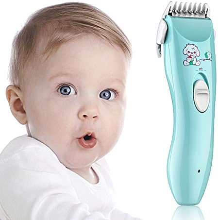 Holdes Tondeuses à Cheveux pour bébé,Tondeuse à Cheveux Rechargeable sans F - Outils de Coupe de Cheveux Professionnels imperméables avec Peignes de Guidage pour bébés