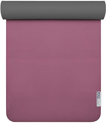 Yogistar Yoga-Vorleger Pro, Unisex – Erwachsene, Bordeaux-anthrazit