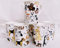 Dogs Collage Mugs Set of 6 Fine Bone China Multicolour Dog Cups Hand Decorated in UK