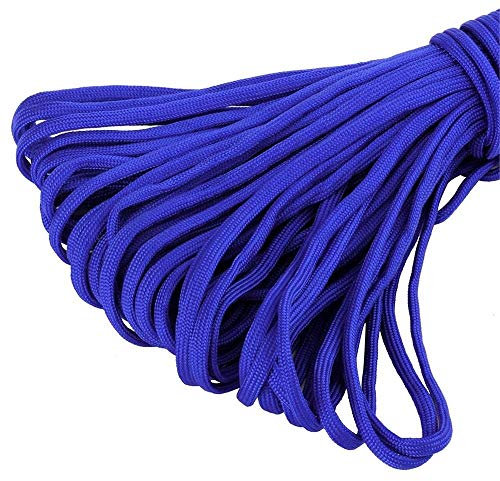 King of Trade MicroCord Paracord Schnüre Nylonleine 2 mm stark, 5 m lang Farbe blau