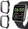 Polyjoy Hard PC Protective Case Compatible with Smartwatch P32 Glory Fit 1.69 inch, Black*2
