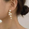 TseenYi Lange Perlen Ohrringe Vintage Gold - Boho Quaste Schmuck Für Frauen Und Mädchen Geschenke