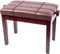 Klavierhocker Schminktisch Hocker Leder Klavierhocker Hydraulischer Lift Klavierbank Automatische Anpassung Keyboardhocker Belastbarkeit bis 180KG 55 x 34 x 47-57CM Teakbraun (Farbe: Braun)