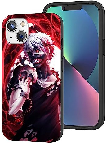 CHENQIAOHU Kompatibel mit iPhone 15 Hülle, Ganzkörperschutz Stoßfeste Schutzhülle Slim Thin Cover (Anime-Tokyo-Ghoul-Comic-6)