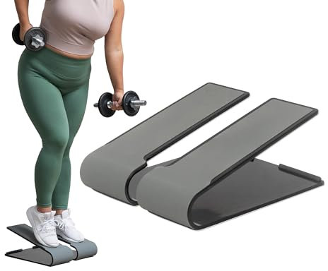 MYMINIFITNESS.COM - Mini Stepper - Fitnessgerät für Zuhause - Leicht, Leise, Ohne Verschleißteile - Elastische Steps - Verbundmaterial(Schwarz)