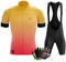 Herren Kurzarm Fahrrad Trikot Set,Rennrad Trikot Herren Set,Herren-Radtrikot Radhosen + Halbfinger Sommer Fahrradhandschuhe (XXL,Typ-3)