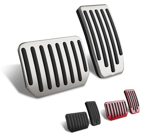 loonara PedalPower Hochleistungs-Pedal-Set – Passend für Tesla Model Y & Model 3 (inkl. Highland) – Premium Tesla Zubehör für bessere Fahrzeugkontrolle & modernes Design