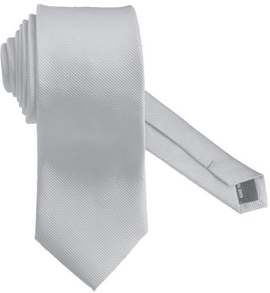 Cravate Homme Élégante en Soie - Fine, Slim, Noire pour Mariage - Cadeau pour Homme et Femme - Cravate Glace, Perverse