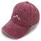 YULOONG Vintage Baseball Cap Mens Berggipfel Peak Stickerei Baseball Hüte Klassische Gewaschene Baumwolle Dad Cap Frauen Outdoor Sport Cap Einstellbar Rot