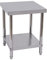 Edelstahlregal Küchenregal Edelstahl Regal 60 * 60 * 80cm bis 400kg, 2 Lagen Heavy Duty Lagerregal Tisch für Vorbereitung & Arbeit, Worktable