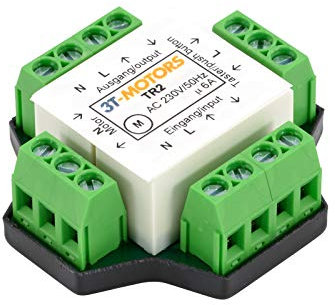 3T-MOTORS Trennrelais UP Unter-Putz für 2 Motore, Rollladenmotor Steuerung, Einzelbedienung und Zentralbedienung Gruppenschaltung, Rolladenantrieb,TR2-UP, Rolladenmotor-Zubehör, Rohrmotor-Zubehör